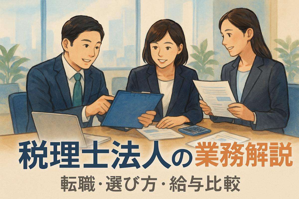 税理士法人の違いや業務内容を徹底解説｜転職・選び方・給与まで全比較
