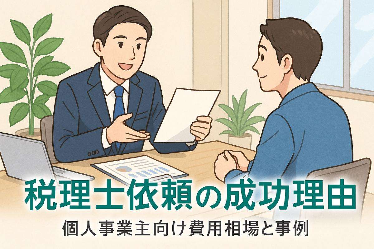 税理士が個人事業主に依頼すべき理由と費用相場を徹底解説！失敗しない選び方と成功事例も紹介