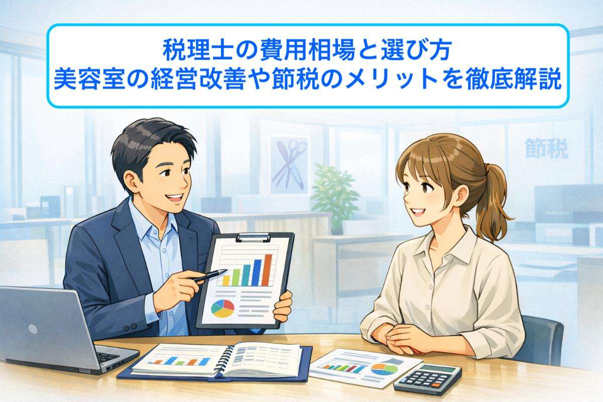 税理士の費用相場と選び方｜美容室の経営改善や節税のメリットを徹底解説